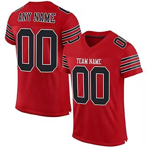 2024 Women NFL custom throwback red nike jersey style 4